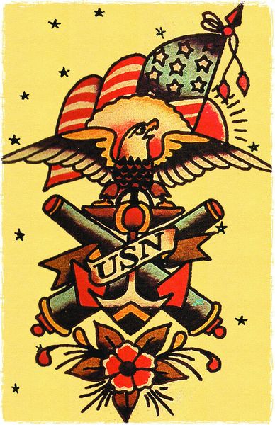 

usa navy eagle cannons sailor jerry home decoration handpainted &hd print oil painting on canvas wall art canvas pictures 200905