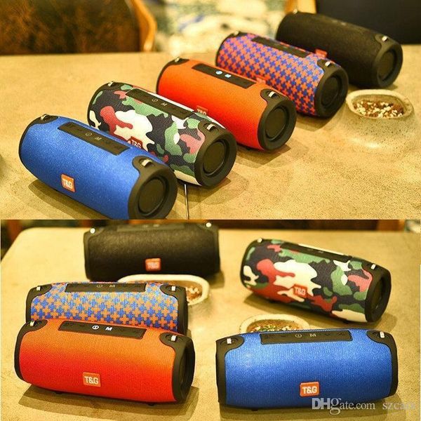 

tg125 bluetooth speaker charge protable wireless speakers with lanyard waterproof big super bass subwoofers hifi music player tf