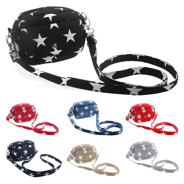 

mini canvas women wallets crossbody women messenger bags five-pointed star pentagram handbags borse marche famose -30