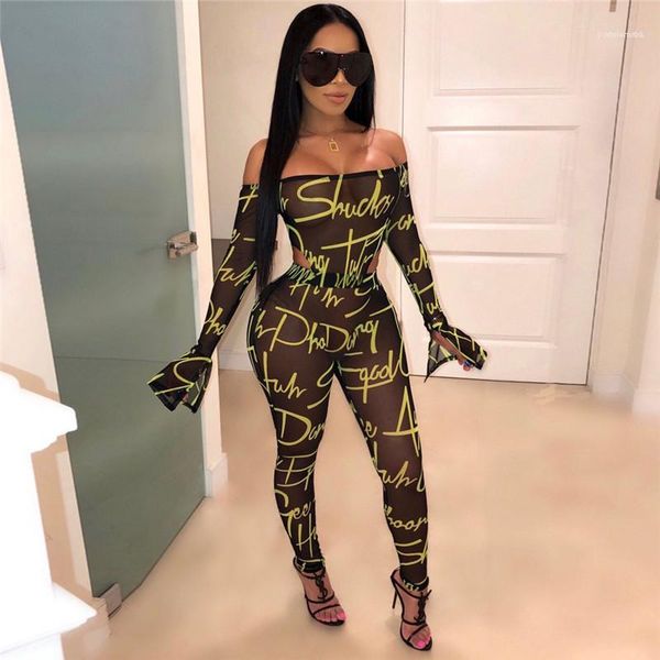 

letter snake pattern print womens rompers slim hollow out strapless designer jumpsuits skinny long pants fashion, Black;white