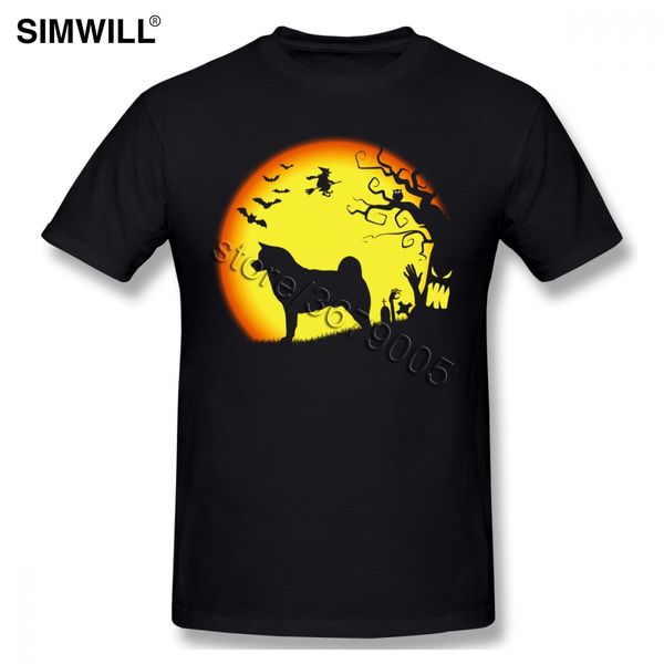 

japanese akita tshirts classic summer t shirt pure cotton tee for men short sleeve crew neck inu dog t-shirts