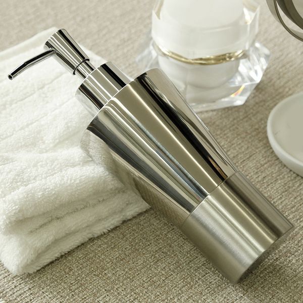 

stainless steel durable push type portable pump soap dispenser container refill