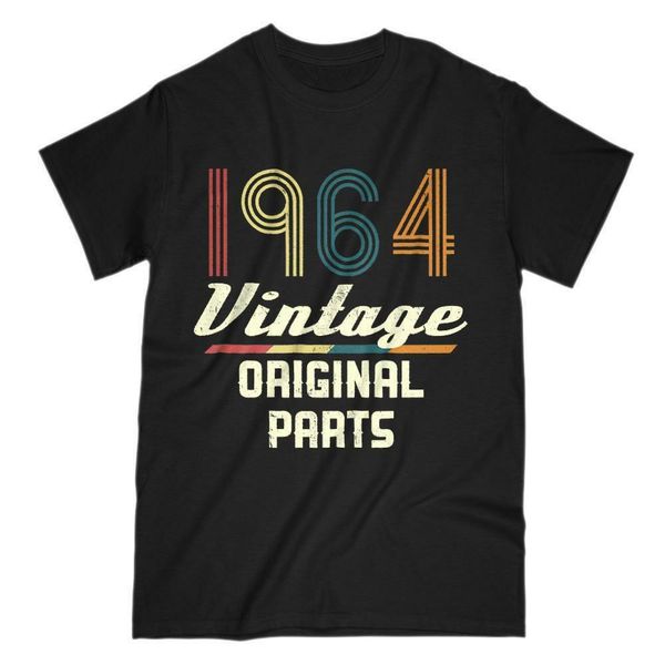 

vintage 1964 mens t-shirt retro 60's 55th birthday tee old 2019 summer style tee shirt for man o-neck t shirt