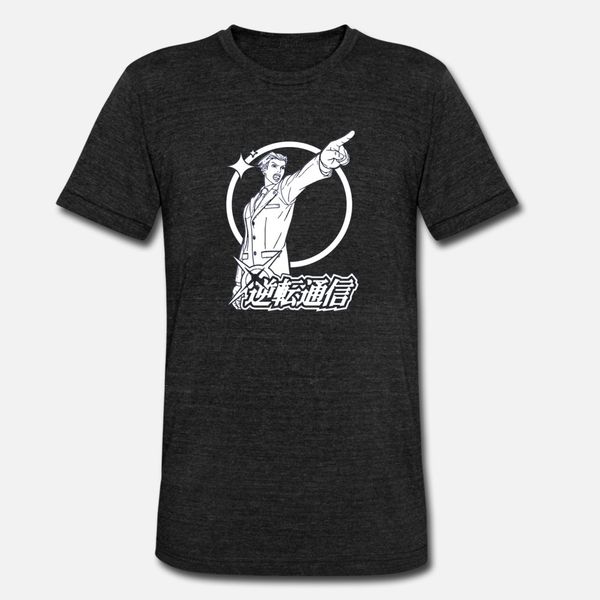 

ace attorney t shirt men design short sleeve round neck male graphic fashion spring original shirt