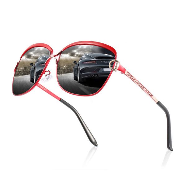

sunglasses 2021 luxury vintage women brand designer womans driving female sun glasses for lady mirror shades uv400, White;black