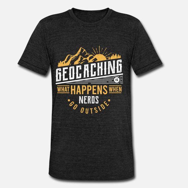 

geocacher geocaching geoache gift t shirt men printing 100% cotton o-neck trend gift comical spring leisure shirt