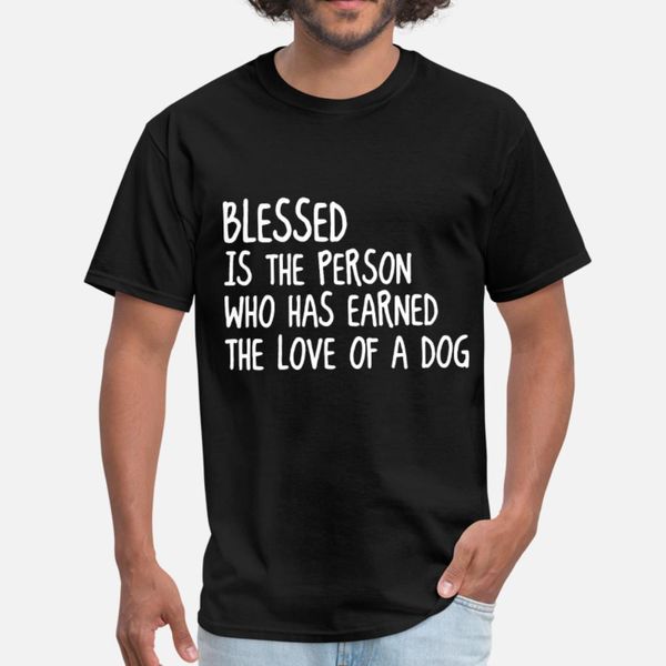 

blesses is the person who has earned the love of a t shirt men designing short sleeve s-xxxl pictures loose breathable spring family shirt