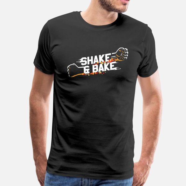 

racing shake and bake t shirt men design tee shirt o neck letter interesting funny summer style vintage shirt