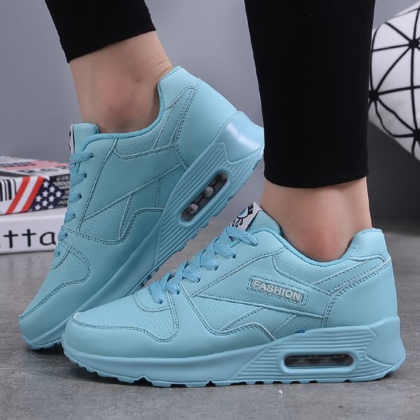

women trainers running shoes pu leather white fashion sneakers 2020 sneakers ladies outdoor sport shoes breathable air cushion