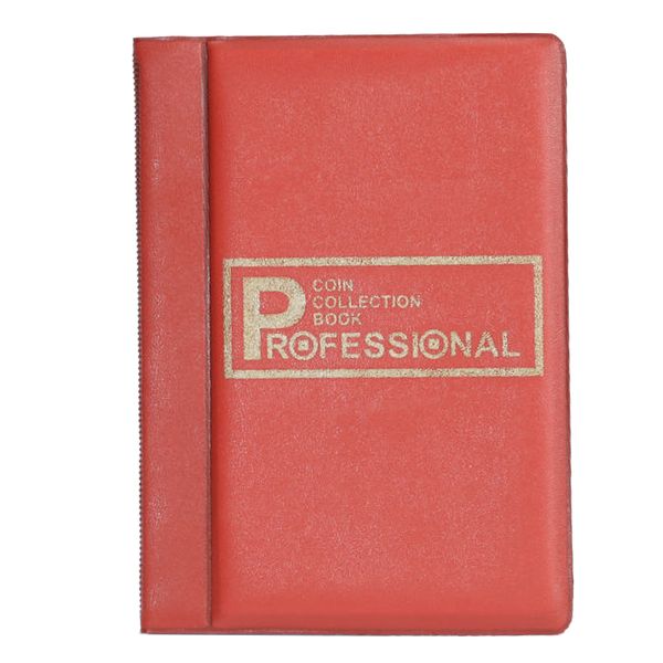 

coin album organizer collection book money storage commemorative pvc 120 pockets