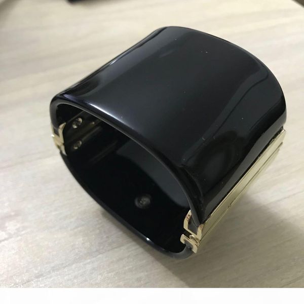 

fashion transparent bracelet acrylic designer bracelets superior quality designer charms for bracelets logo women bracelet, Black