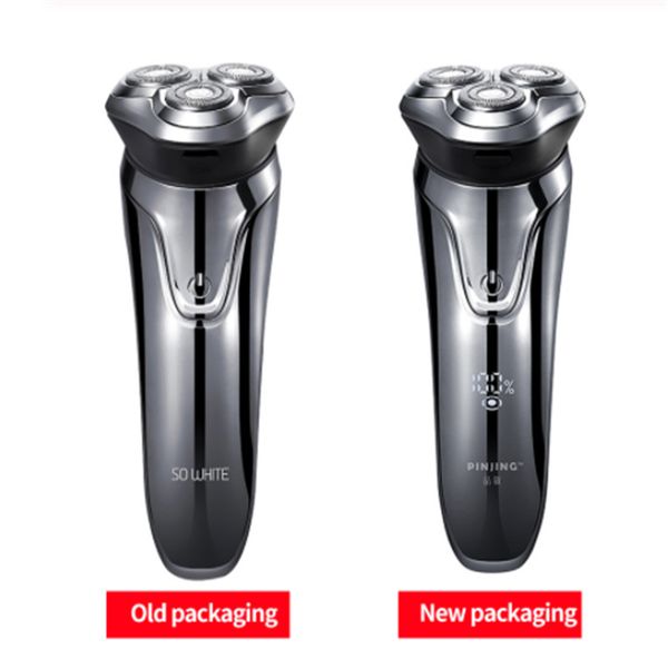 

xiaomiyoupin pinjing so white электрический бритва мужчины моющийся usb перезаряжаемые беспроводные 3d smart control бритье борода машины