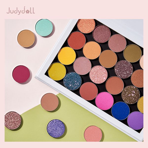 

judydoll single color eye shadow matte glitter shimmer light eyeshadow pigment beauty glazed makeup cosmetics