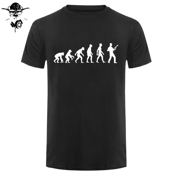 

evolution of man bass guitar player - mens t-shirt bassist print t shirt mens short sleeve tshirt