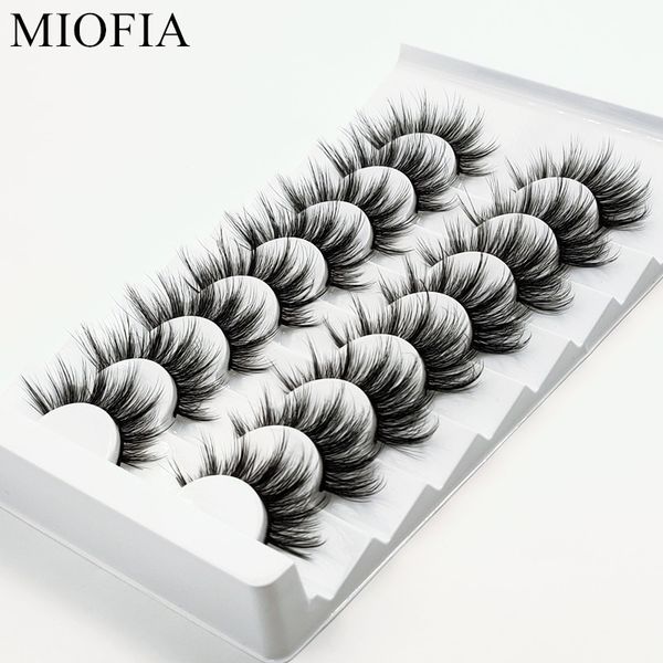 

miofia 5/8 естественные длинные 3d норковые ресницы ручной работы мягкие накладные ресницы пушистые драматические наращивание ресниц ресницы
