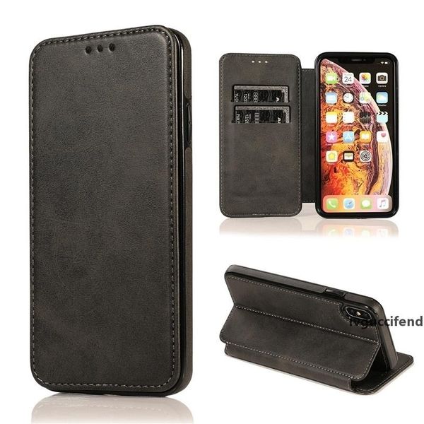 

for iphone xs max xr x 8 7 pus wallet case luxury pu leather cell phone holder soft tpu cover credit card slot