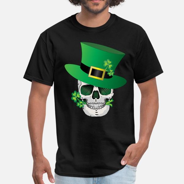 

irish leprechaun skull t shirt men knitted tee shirt s-xxxl kawaii fitness new style summer leisure shirt