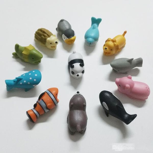 

36 styles cable bite charger cable protector savor cover for iphone cute design charging shark with retail package