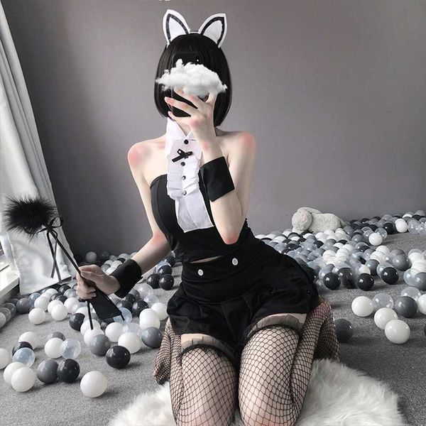 

bras sets cat cosplay lolita erotic apron maid cute costume babydoll dress women lace miniskirt servant outfit punk style lingerie, Red;black