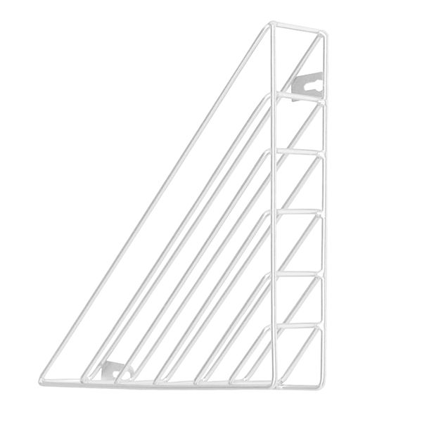 

home book shelf hanging wall mounted simple nordic style triangle iron structure