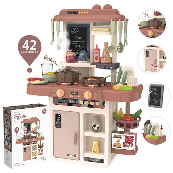 

63cm play house toys the water spray kitchen toys cooking and cooking set educational toys selling gift of the child