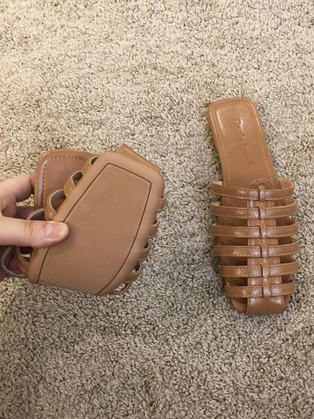 

women's shoes slippers round head outdoor 2020 summer new soft bottom casual flat shoes muller, Black