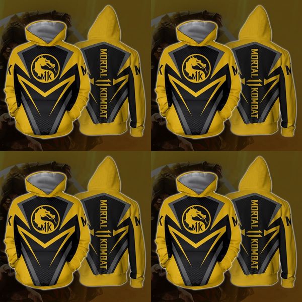 

mortal kombat 11 3d printed short-sleeved anime peripheral coat mortal kombat 11 3d printed short-sleeved t-shirt t-shirt sweater anime peri, Black