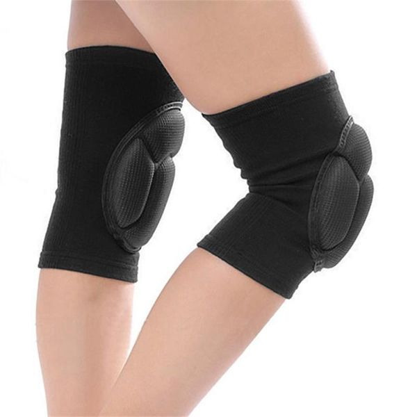 

силиконовые spong knee brace прочный сжатия рукава баскетбол поддержка спорта pad защита спорт мат наколенники дышащий, Black;gray