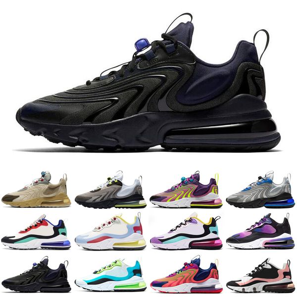 

2020 270 react eng 270s men women running shoes travis scott neon triple black bauhuas athletic mens trainers sports sneakers runners