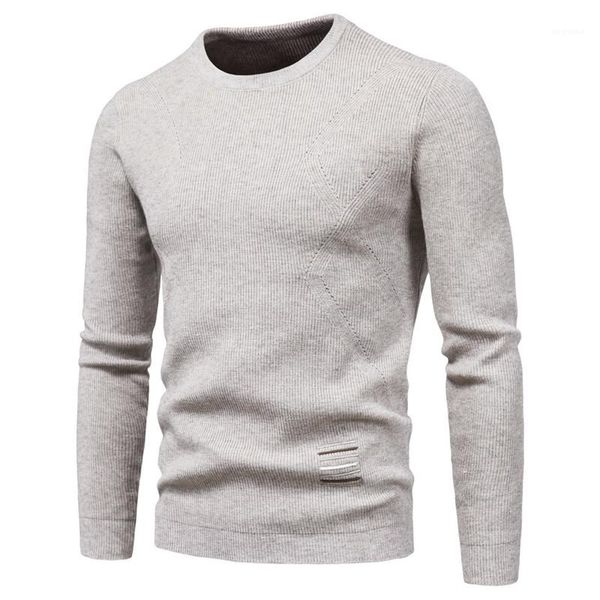 

natural color long sleeve sweaters casual crew neck slim knitted sweaters man designers clothes men sweaters fashion, White;black