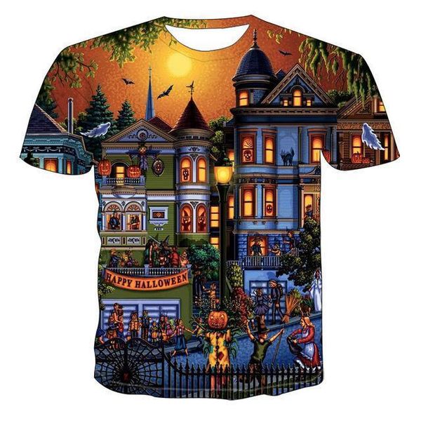 

3d gothic pumpkin lantern finger skull t -shirt for men 3d print shirts hentai funny funny men clothing