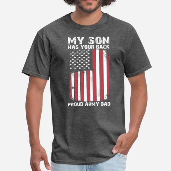 

гордый папа армии тенниски мужчин характер хлопка s-xxxl письмо sunlight повседневный весна досуг рубашка
