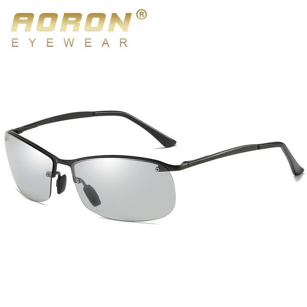 

sunglasses pochromatic mens womens fishing running golf polarized outdoor driving transition chameleon lens eyewears, White;black
