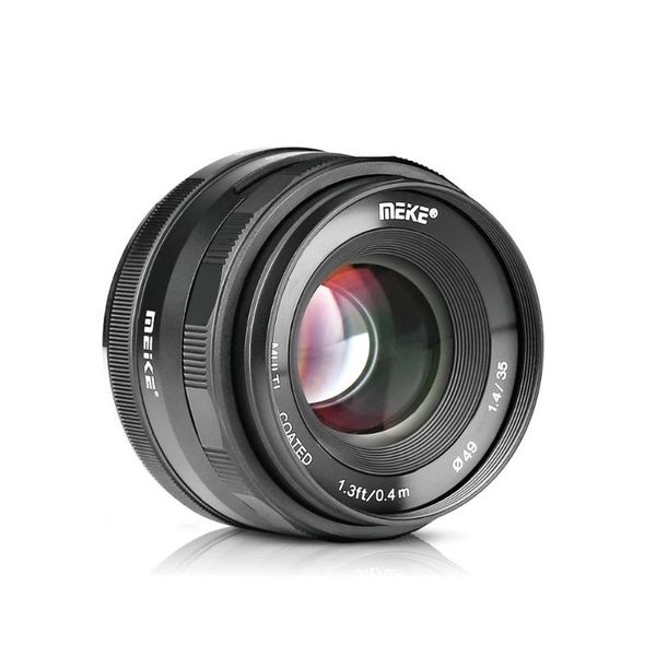 

meike 35mm f1.4 large aperture manual focus lens aps-c for nikon j1 j2 j3 cameras
