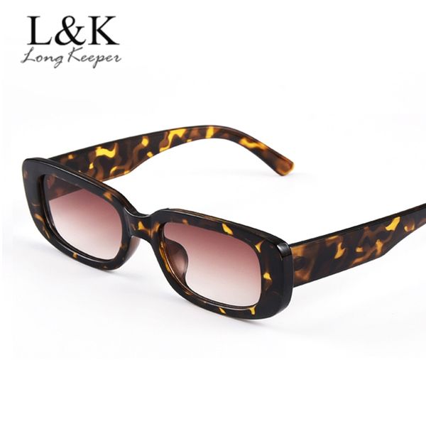 

2020 new rectangle sunglasses women summer sun glasses for men retro square uv400 eyewear lunette de soleil femme, White;black