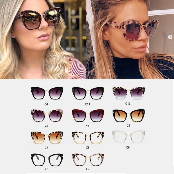 

wholesale t oversized cat eye sunglasses for women luxury designer big sun glasses female vintage shades bulk vendors, White;black