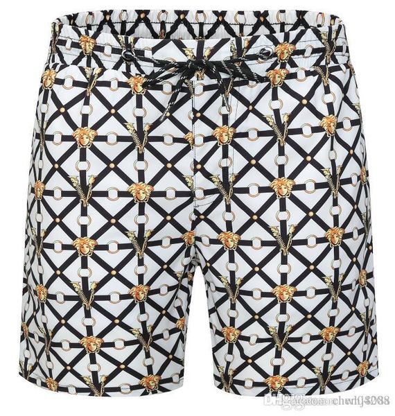 

fashion board designer shorts mens summer beach shorts sport leisure style beach surf swimming shorts pantskz117, White;black