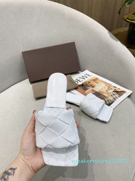 

дизайнер женских тапочек квадрата мулов обувь стельки наппа lido сандалия lambskin женщины обувь роскошь леди плоские сандалии высокого каче, Black