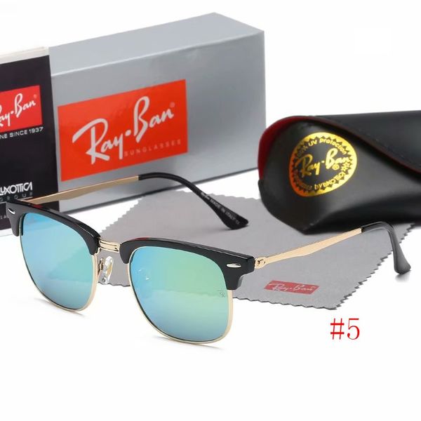 

brand designer sunglasses.luxury men and women driving sunglasses. uv400 brand 9 colors optionals. model d-3016-a ray glasses, White;black
