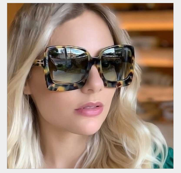 

oversized square sunglasses women fashion flat red black clear lens one piece men gafas shade mirror 2020 uv400, White;black