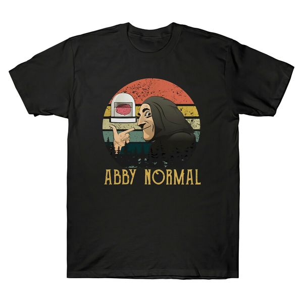

abby normal vintage retro men's t-shirt frankenstein funny comedy tv movie tee