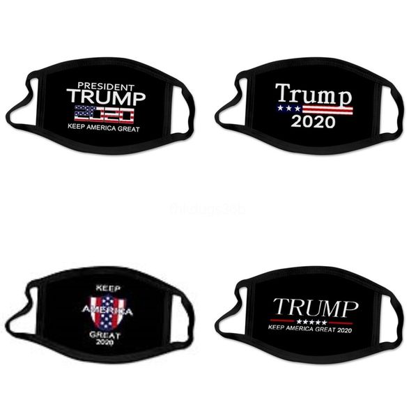 

cycling triangle magicstyleselection multi function anti dust protection mask washable printing trump mask#798, Black