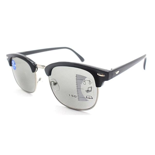

progressive multifocal multifocus reading glasses transition sunglasses men women eyewear hyperopia presbyopia reader, White;black
