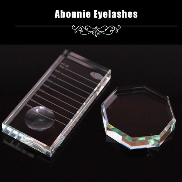 

false eyelashes abonnie pro eyelash holder & pallet,eyelash extension smart glue ring,false crystal stone adhesive pallet 2 in 1