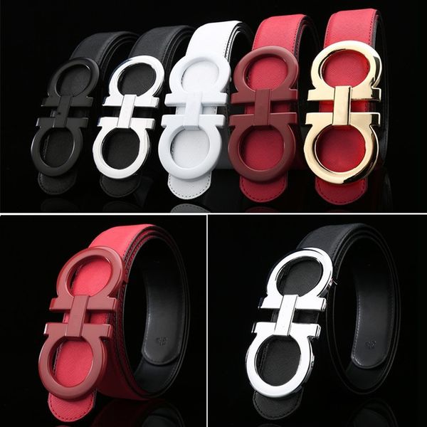 

new fashion designer big size buckle belts men luxury buckle belt mens women genuine leather belts ing, Black;brown