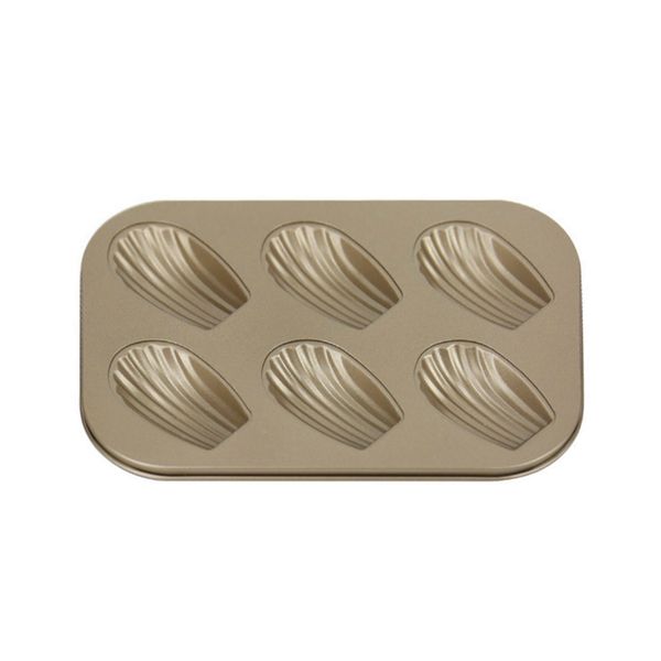 

diy durable carbon steel mold for madeline cake professional non-stick bread