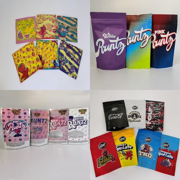 

2020 gasco mylar bag retail package 7 options zipper bag 35g 1 8oz storage packaging for dry herb tobacco