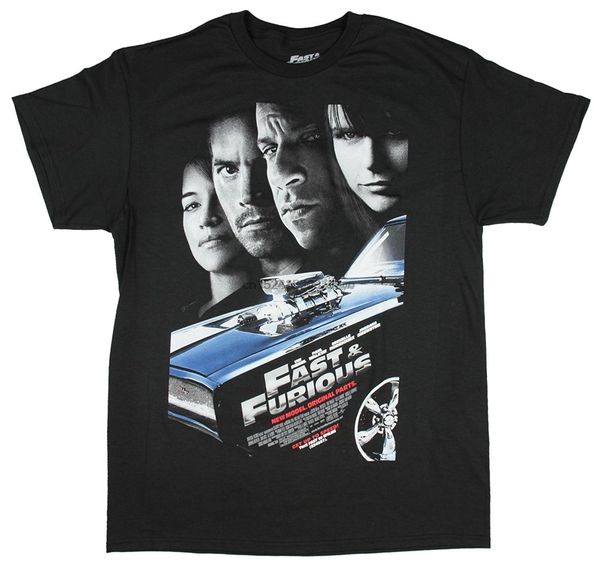 

the fast and the furious poster t shirt men fashion short sleeved t shirt men