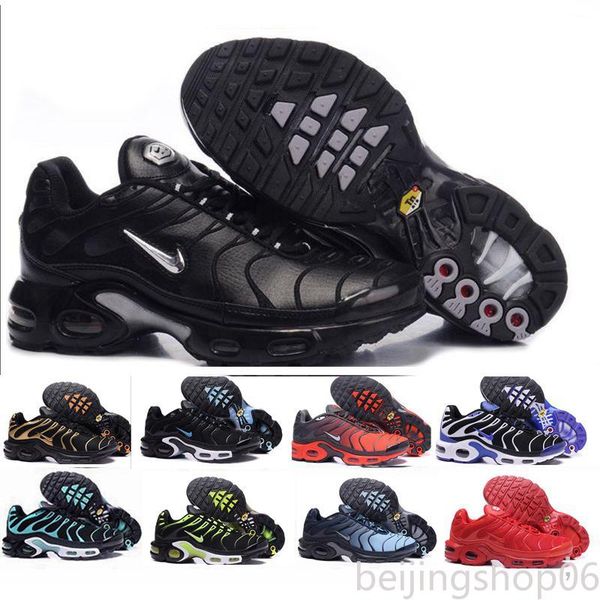 

2020 new arrival cassical red kpu black white chaussures plus tn ultra requin breathable air casual running shoes size 40-45 b06