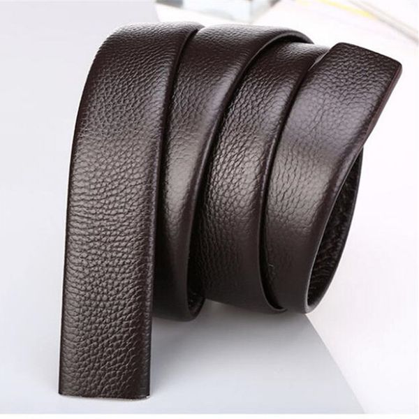 

2020 cow genuine leather men belts leopard classice design buckle men belt alloy automatic belt buckle unisex, Black;brown